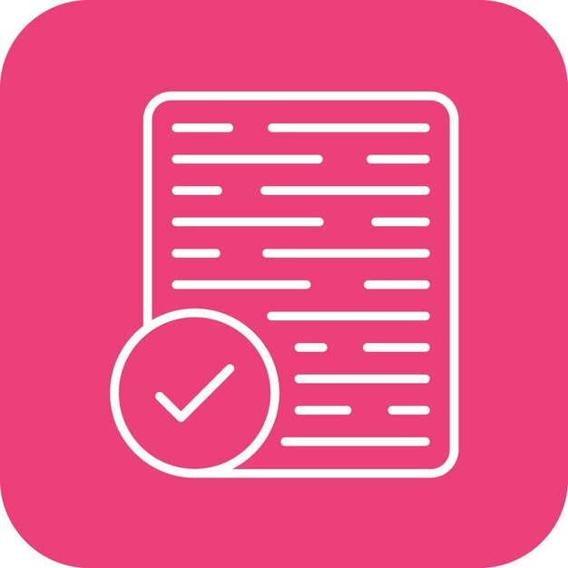 Approved icon vector image Can be used for Business Management