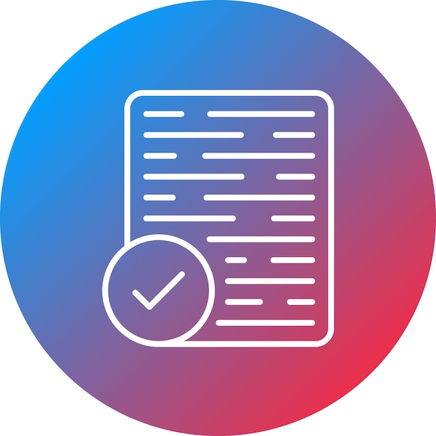 Approved icon vector image Can be used for Business Management
