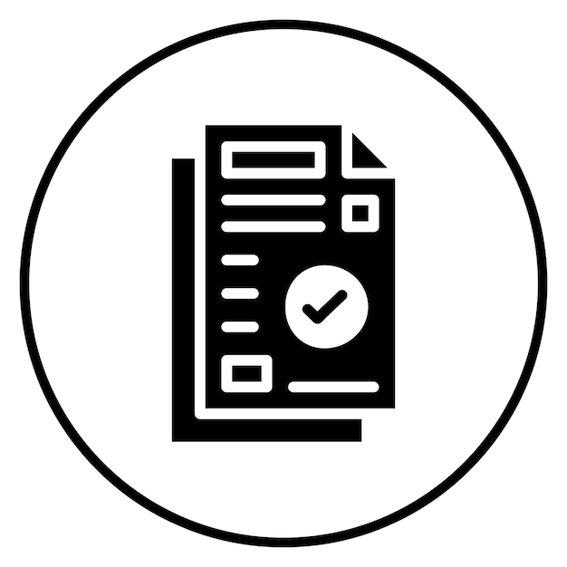 Approved vector icon illustration of Diplomacy iconset