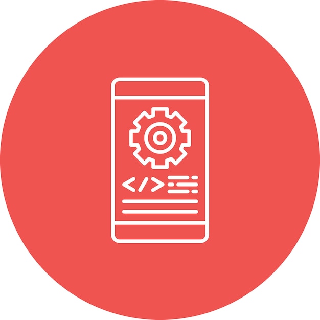 apps development icon vector image can be used for startup
