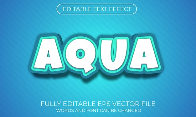 Aqua text effect