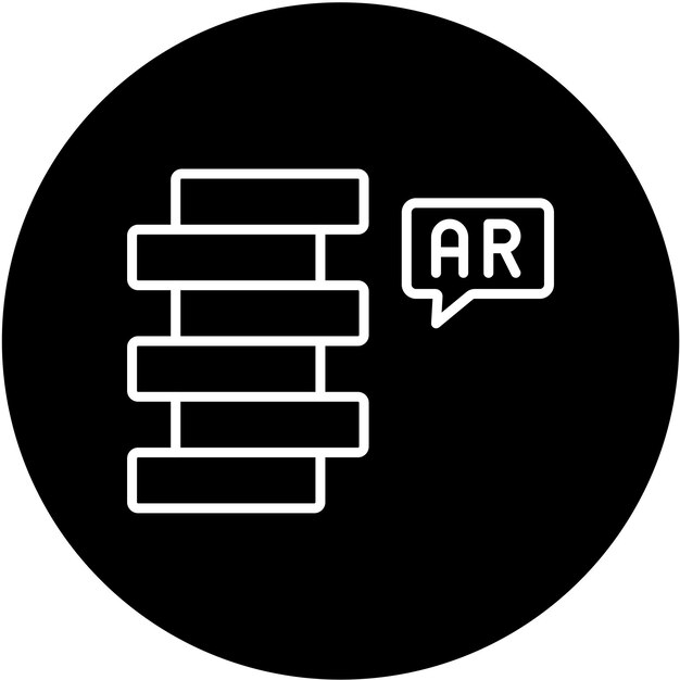 ar tumbling blocks icon style