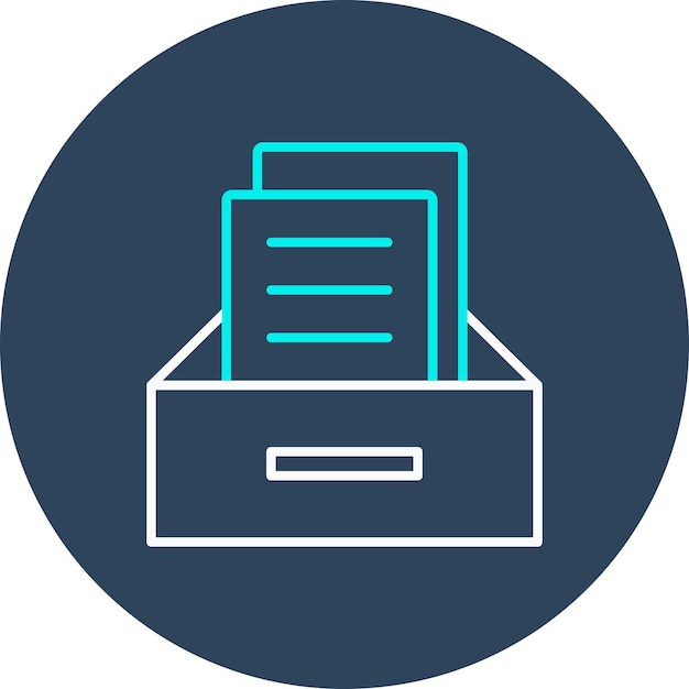 Archive vector icon Can be used for Library iconset