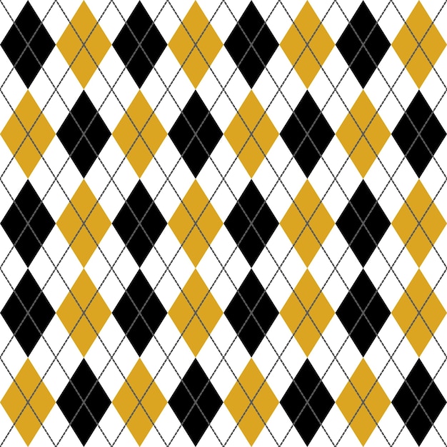 Argyle pattern seamless background Vector