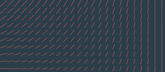Arrangement of linear particles minimalistic art vector abstract background