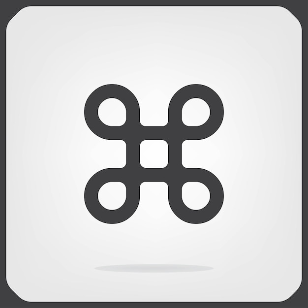 arrow symbol vector illustration on gray background eps 10