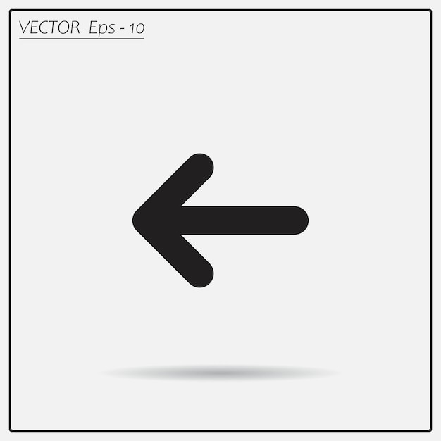 Arrows symbol Vector illustration on a light background Eps 10