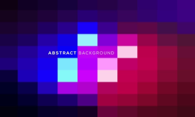 Art Illustration mozaic Blue and Purple blur