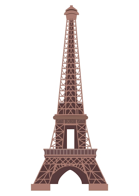 artichelen isolated element of colorful set this charming illustration features the eiffel tower