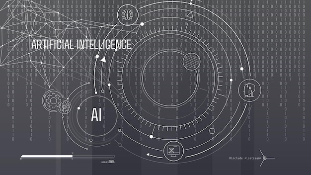 Artificial intelligence computing technology is used to create virtual infographics