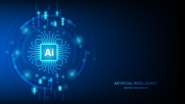 Artificial intelligence cybernetic circuit high technology to create artificial intelligence