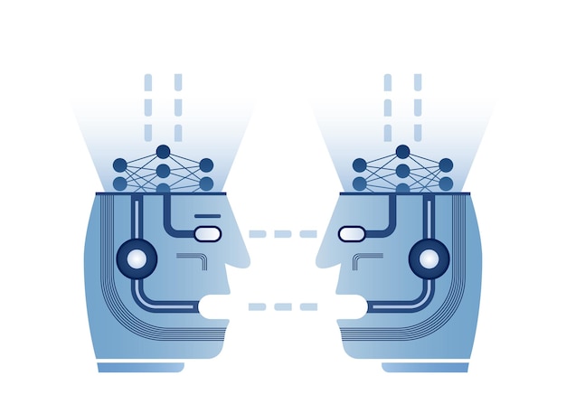 artificial intelligence deep learning machine learning design concept