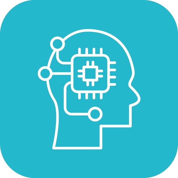 Artificial Intelligence icon vector image Can be used for Economy
