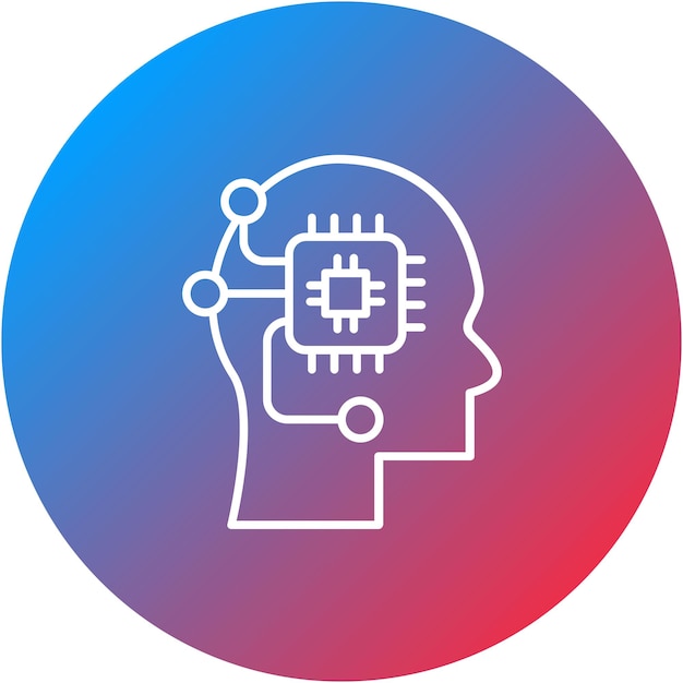 Artificial Intelligence icon vector image Can be used for Economy