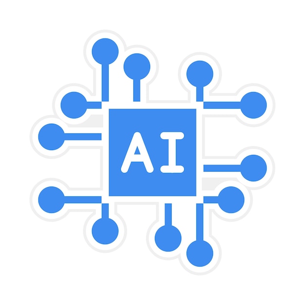 Artificial Intelligence icon vector image Can be used for Robotics