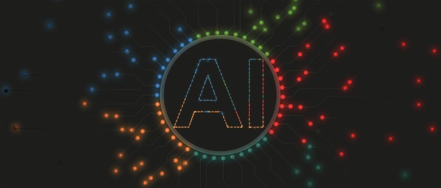 artificial intelligence new technology science futuristic background