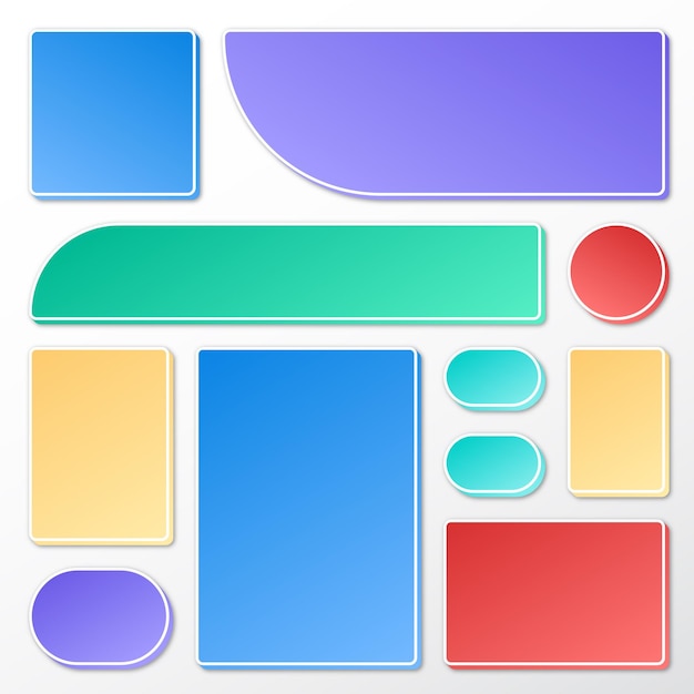 Assorted Colorful Shapes