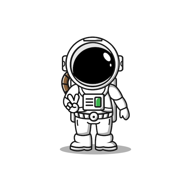 astronaut i rummet