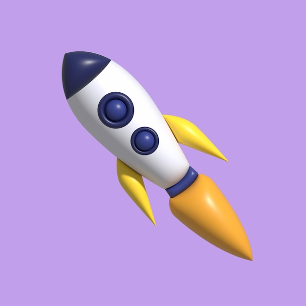 Astronaut planet and space object space concept Realistic 3d object cartoon style