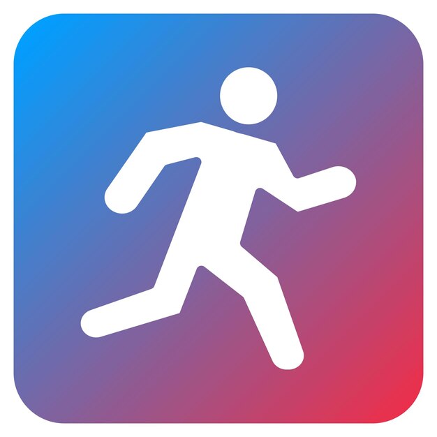 Athlete in Action icon vector image Can be used for Track and Field