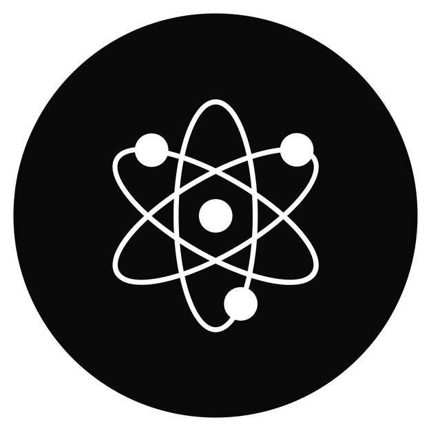 Atom icon vector image Can be used for Industrial Process