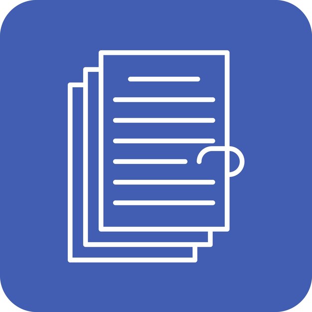attached file icon vector image can be used for communications