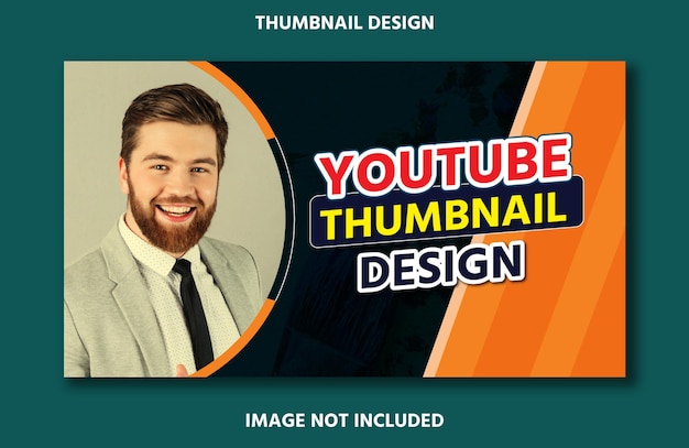 Attractive Vector YouTube Thumbnail Design Template