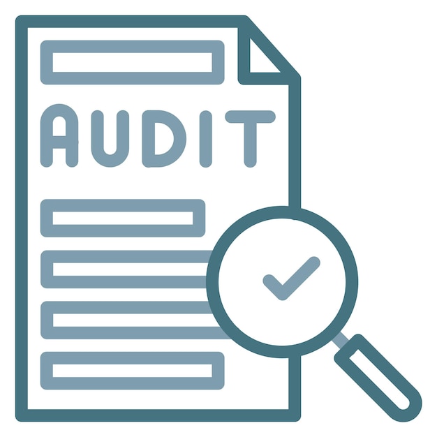 Audit icon vector image Can be used for Compilance and Regulation