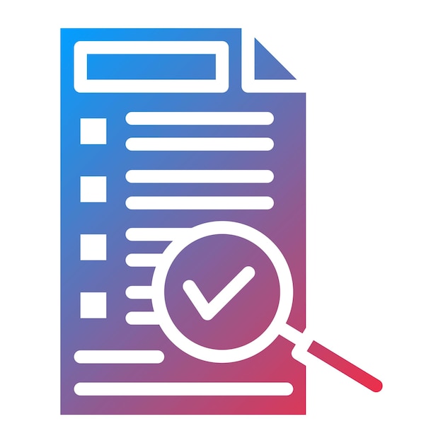 Audit icon vector image Can be used for Quality Assurance