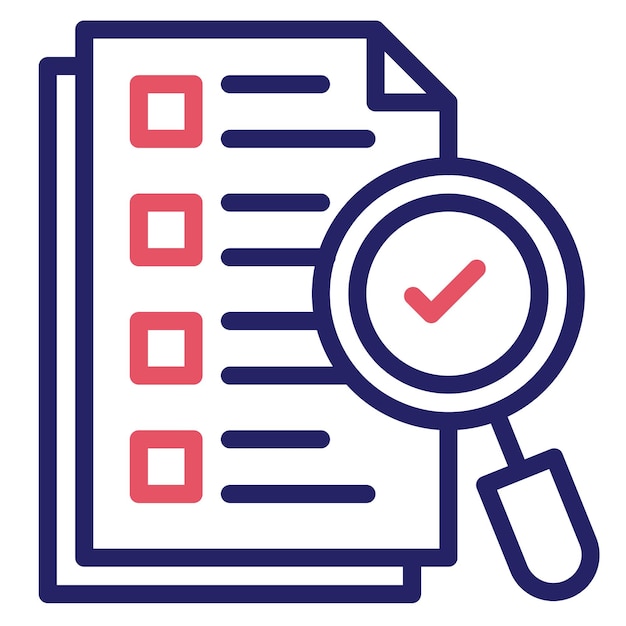 Audit vector icon illustration of Accounting iconset