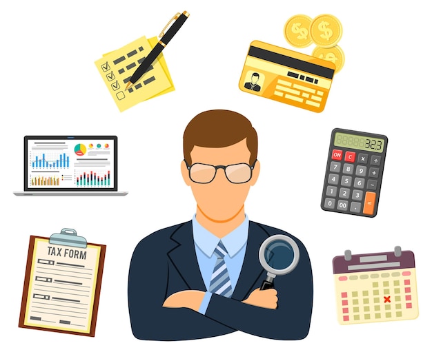 Auditing Tax process Accounting Banner