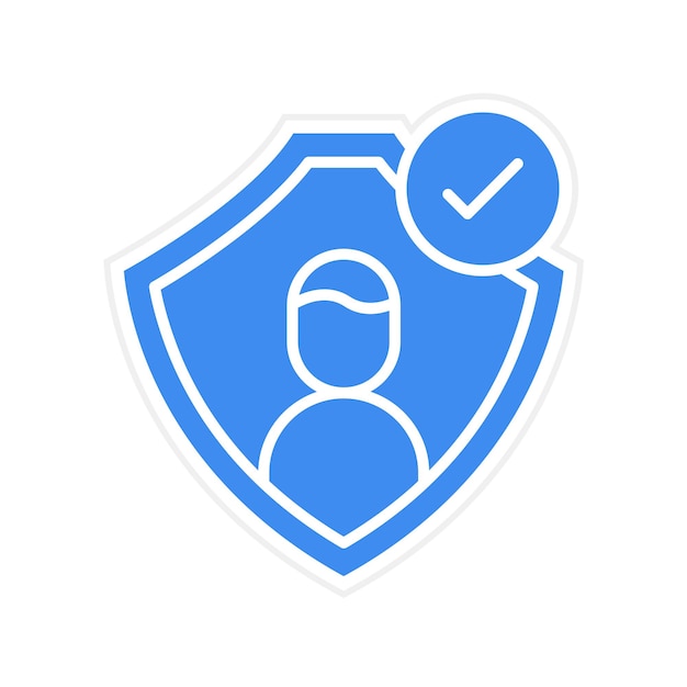 authentication icon vector image can be used for cryptocurrency