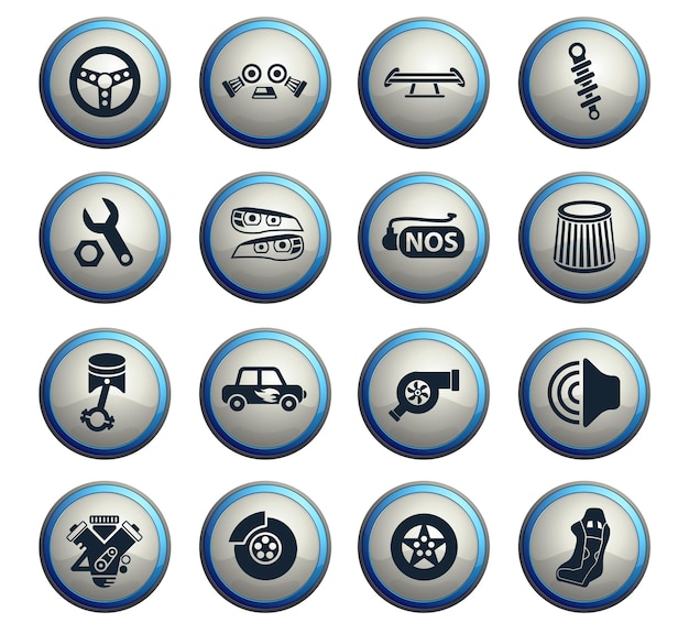 Auto tuning web icons for user interface design