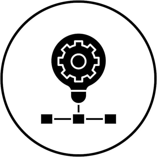 Automated Solutions vector icon Can be used for Data Analytics iconset