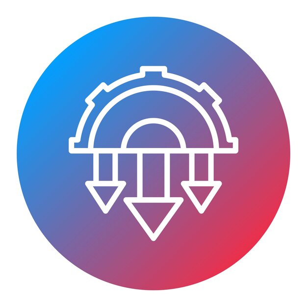 Automation Drawbacks icon vector image Can be used for Cyberpunk