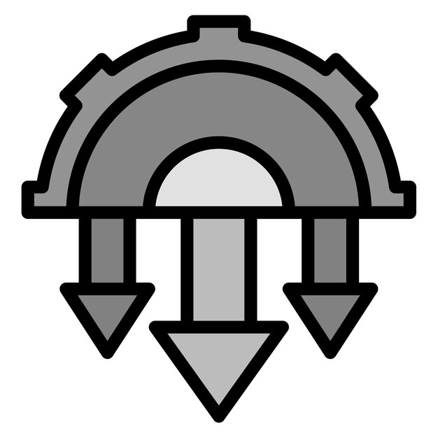 automation drawbacks icon vector image can be used for cyberpunk