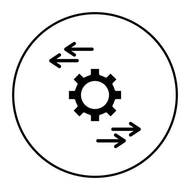 automation icon vector image can be used for game development