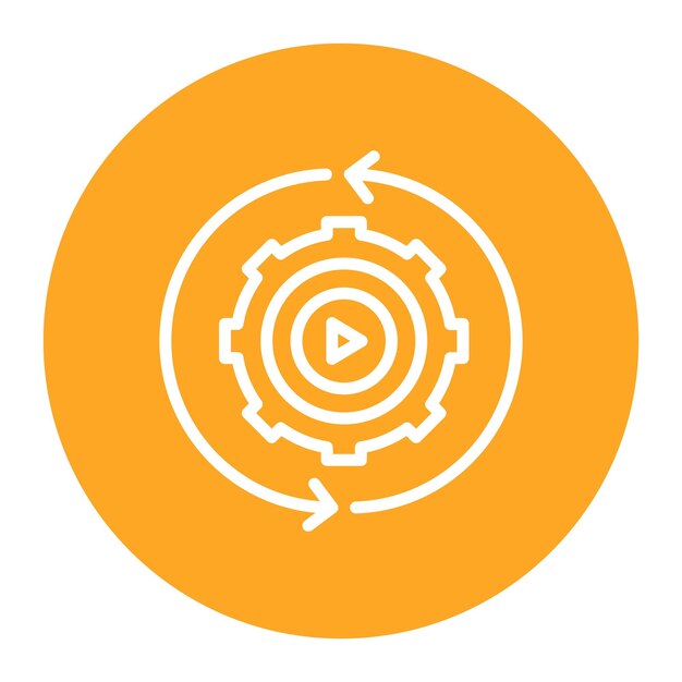 Automation icon vector image Can be used for Mass Production