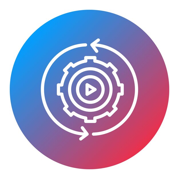 Automation icon vector image Can be used for Mass Production