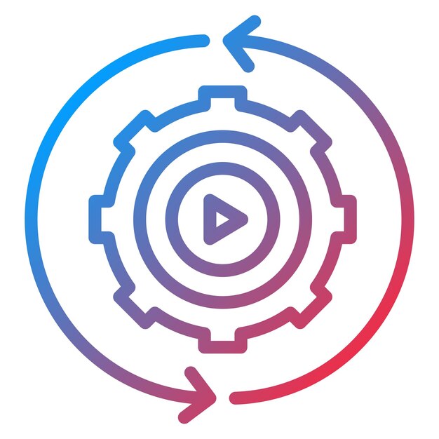 Automation icon vector image Can be used for Mass Production