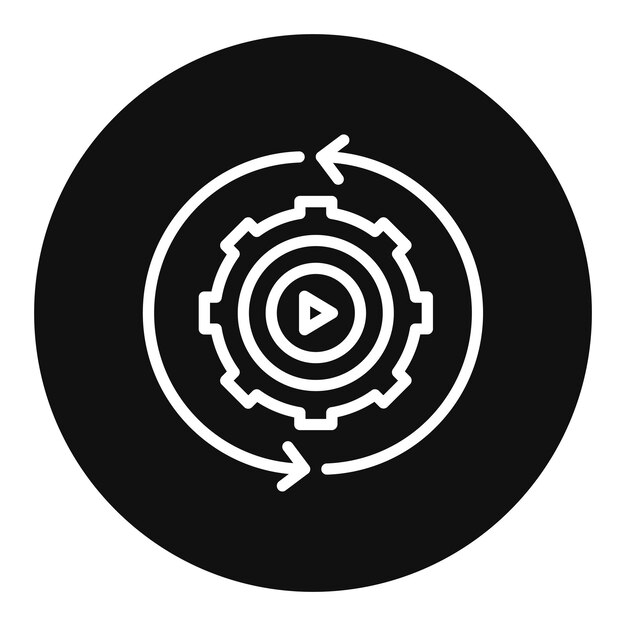 Automation icon vector image Can be used for Mass Production
