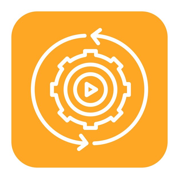 Automation icon vector image Can be used for Mass Production
