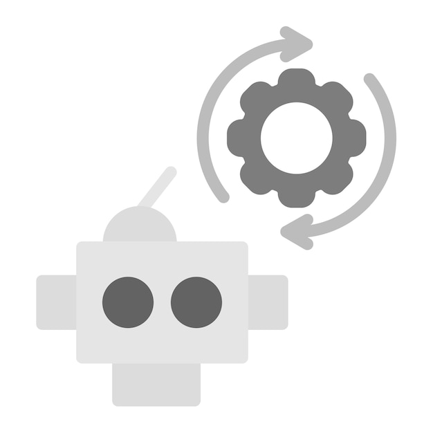automation icon vector image can be used for robotics