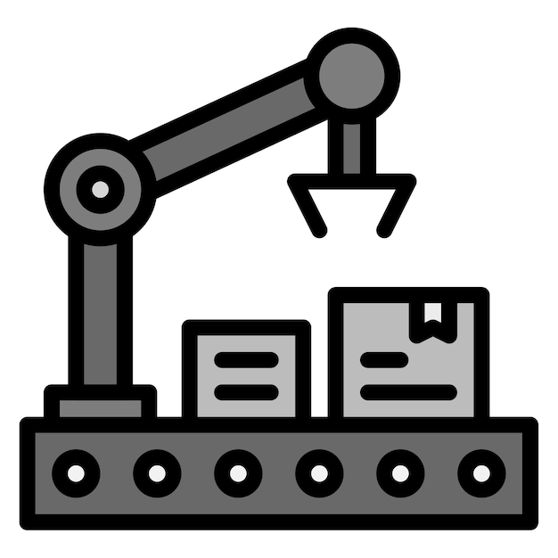 automation industry icon vector image can be used for cyberpunk