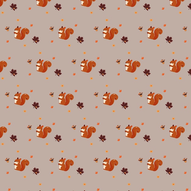 Autumn pattern Thanksgiving pattern The pattern of autumn elements