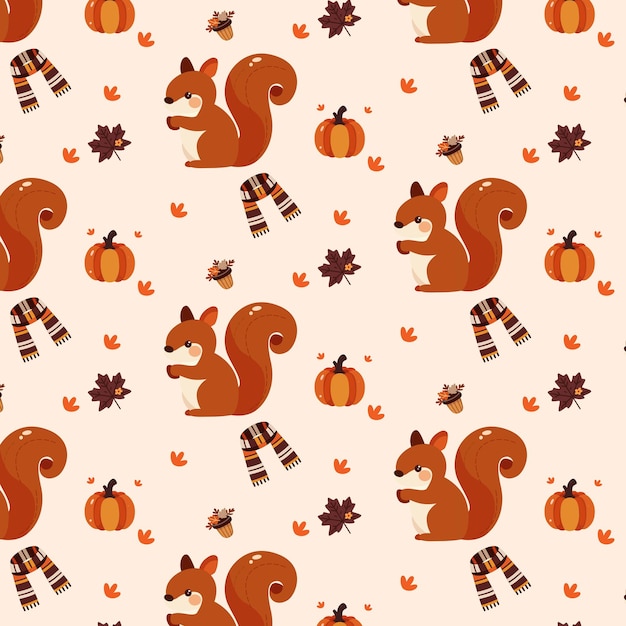 Autumn pattern Thanksgiving pattern The pattern of autumn elements