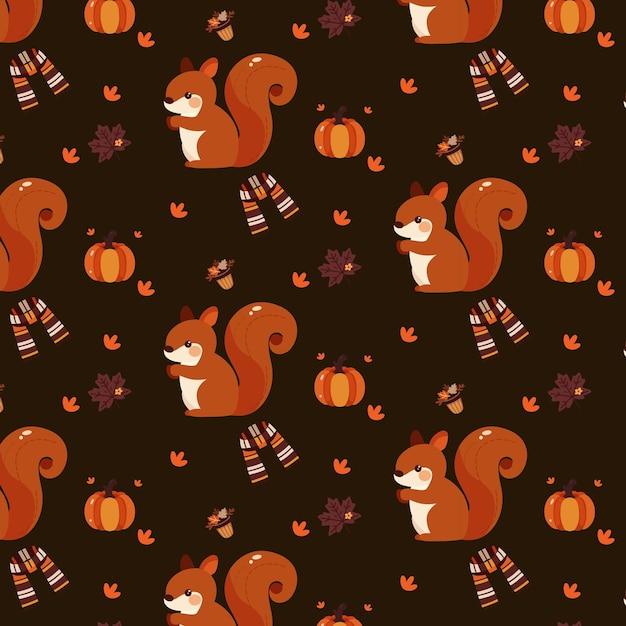 Autumn pattern Thanksgiving pattern The pattern of autumn elements