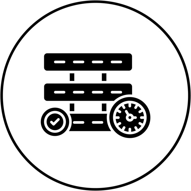 availability icon vector image can be used for big data