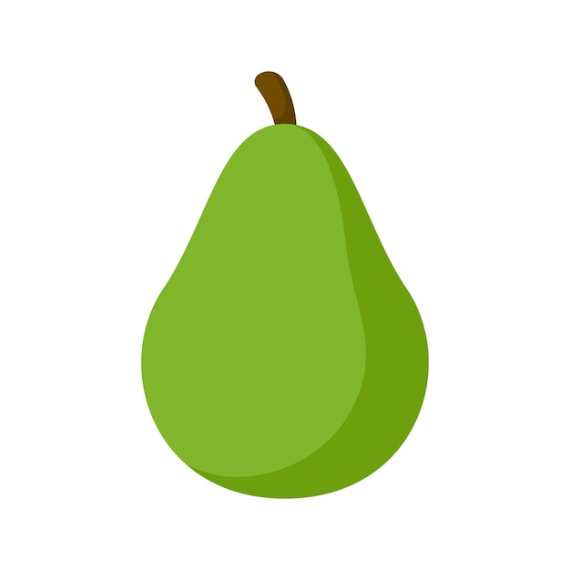 Avocado isolated on white background