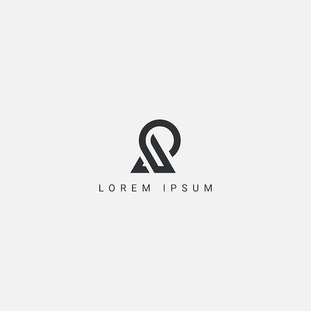 Awesome creative trendy letter AP PA initial based abstract icon logo